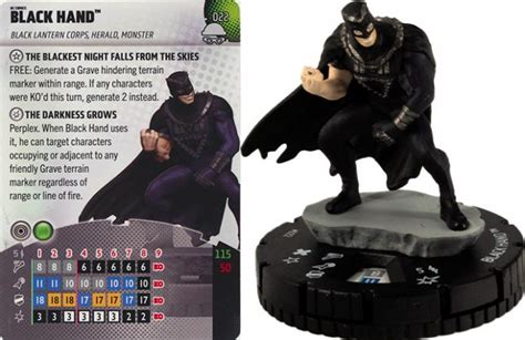 heroclix dc|notorious black lantern hand heroclix.